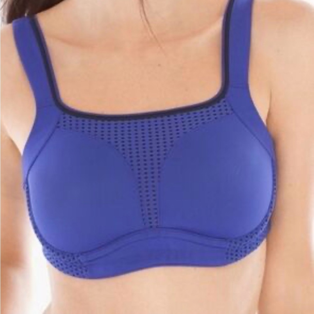Soma Max Support Sports Bra Size 36C Blue Underwire